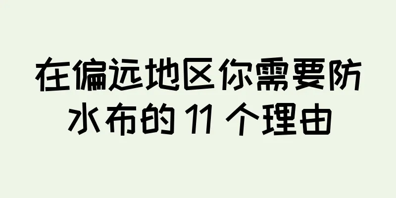 在偏远地区你需要防水布的 11 个理由