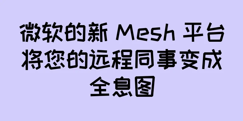 微软的新 Mesh 平台将您的远程同事变成全息图