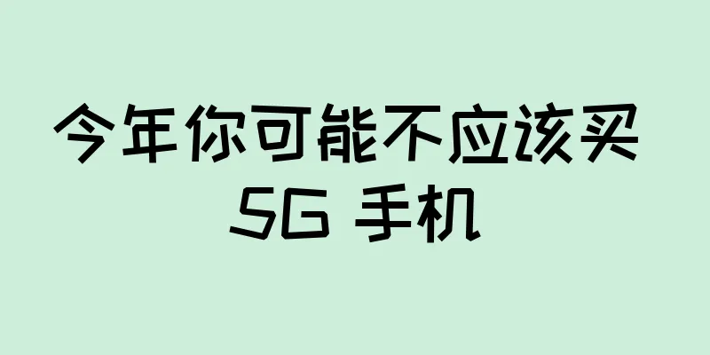 今年你可能不应该买 5G 手机