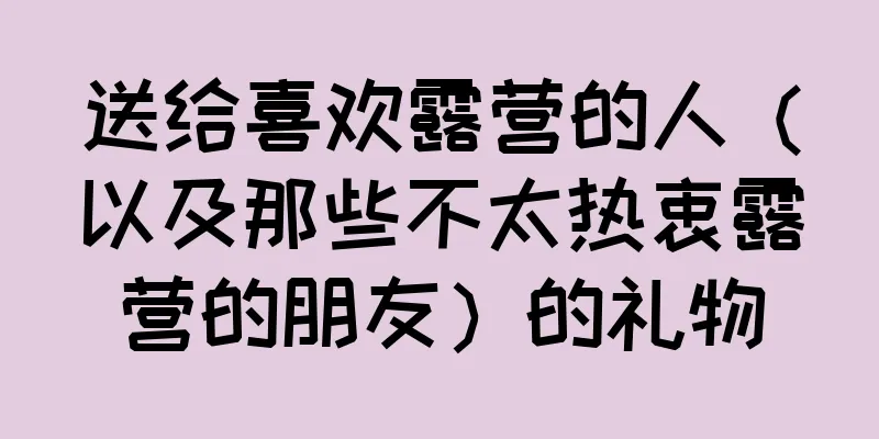 送给喜欢露营的人（以及那些不太热衷露营的朋友）的礼物