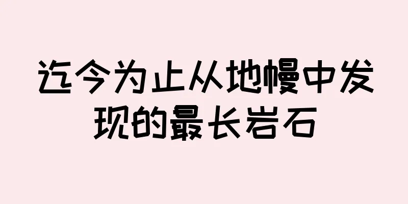 迄今为止从地幔中发现的最长岩石