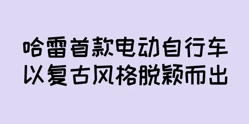 哈雷首款电动自行车以复古风格脱颖而出
