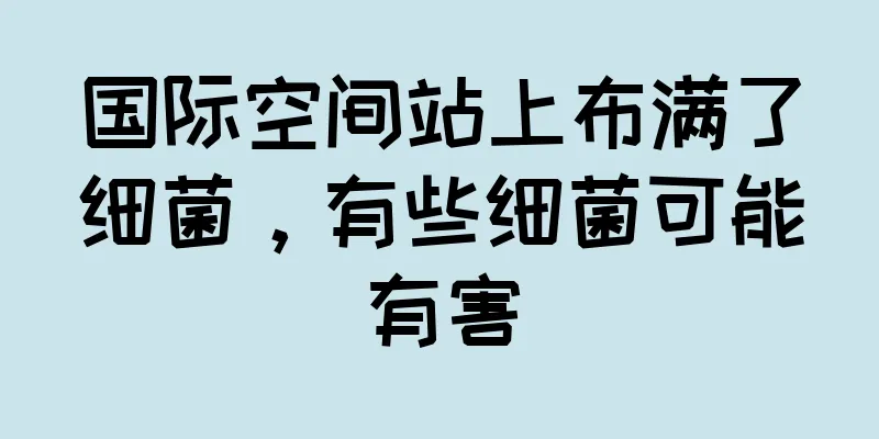 国际空间站上布满了细菌，有些细菌可能有害