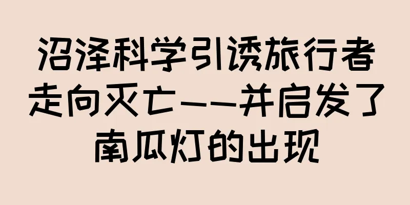 沼泽科学引诱旅行者走向灭亡——并启发了南瓜灯的出现