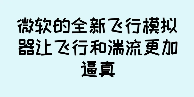 微软的全新飞行模拟器让飞行和湍流更加逼真