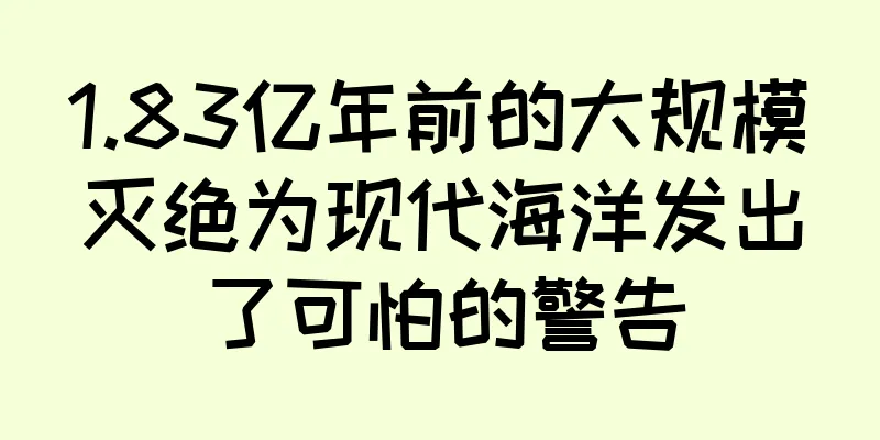 1.83亿年前的大规模灭绝为现代海洋发出了可怕的警告