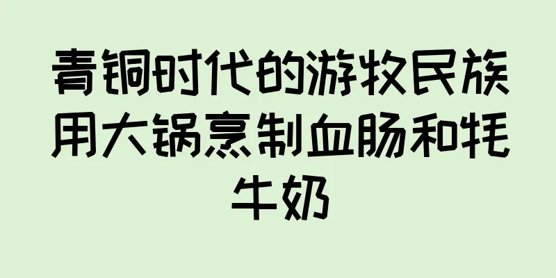 青铜时代的游牧民族用大锅烹制血肠和牦牛奶