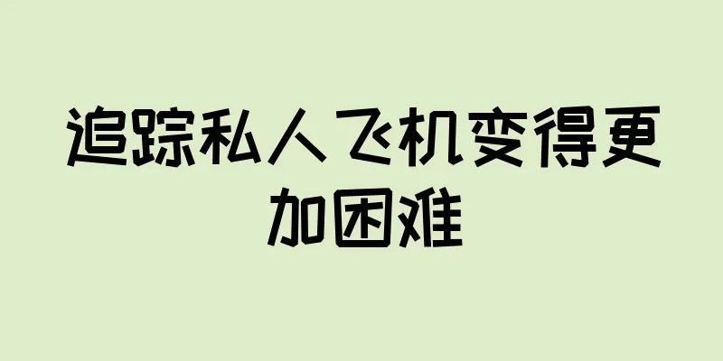 追踪私人飞机变得更加困难