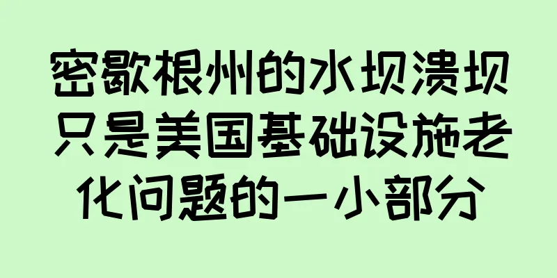 密歇根州的水坝溃坝只是美国基础设施老化问题的一小部分