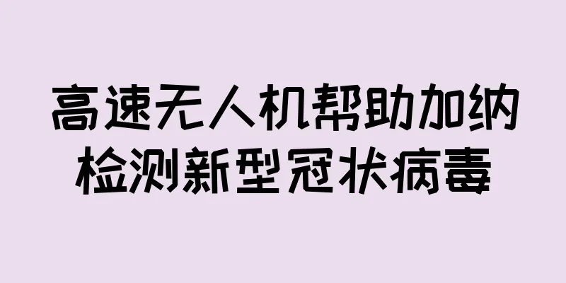 高速无人机帮助加纳检测新型冠状病毒