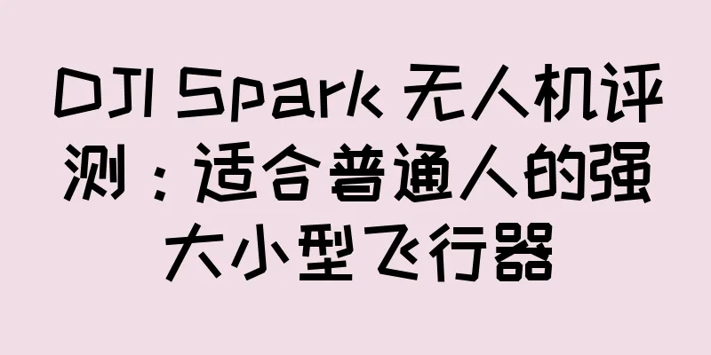 DJI Spark 无人机评测：适合普通人的强大小型飞行器