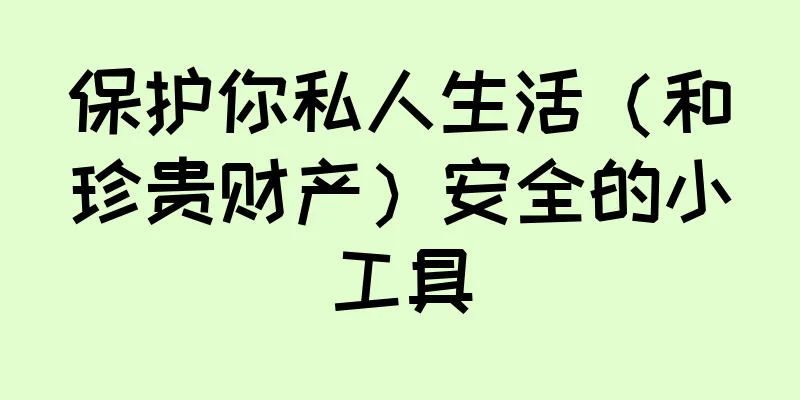 保护你私人生活（和珍贵财产）安全的小工具