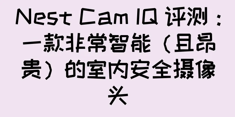 Nest Cam IQ 评测：一款非常智能（且昂贵）的室内安全摄像头