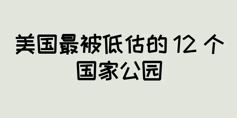 美国最被低估的 12 个国家公园