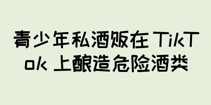 青少年私酒贩在 TikTok 上酿造危险酒类