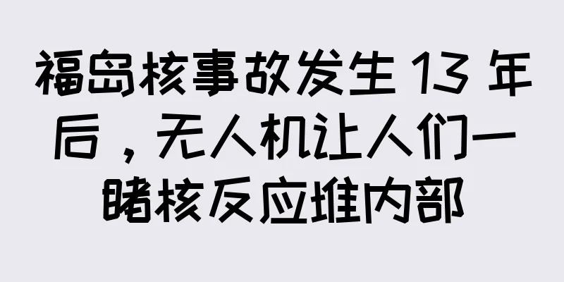 福岛核事故发生 13 年后，无人机让人们一睹核反应堆内部