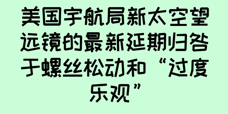 美国宇航局新太空望远镜的最新延期归咎于螺丝松动和“过度乐观”