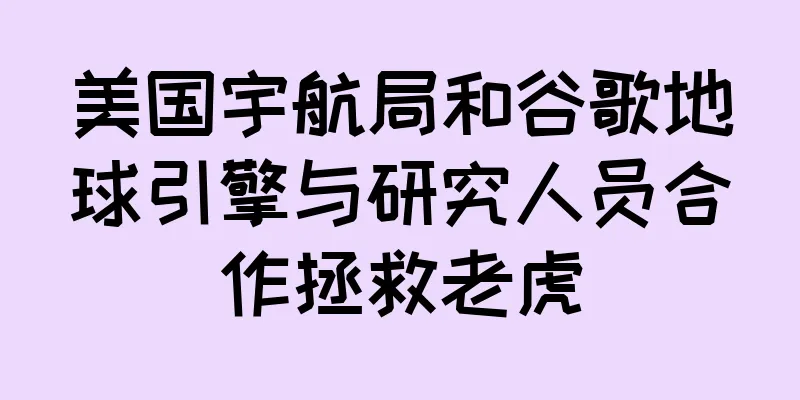 美国宇航局和谷歌地球引擎与研究人员合作拯救老虎