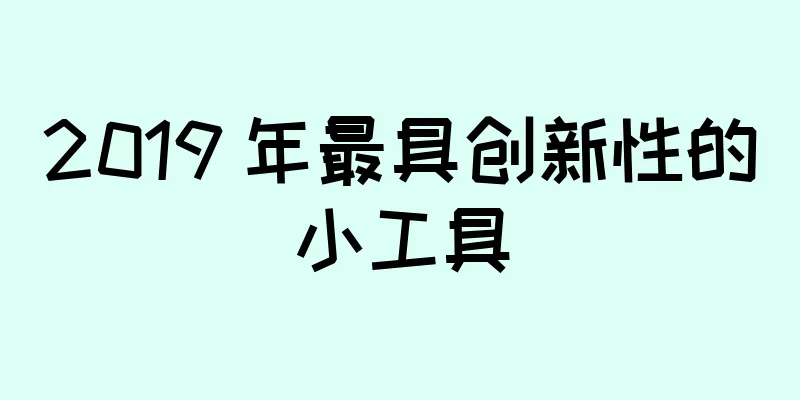 2019 年最具创新性的小工具