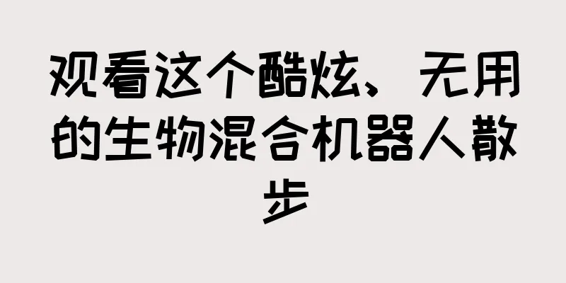 观看这个酷炫、无用的生物混合机器人散步