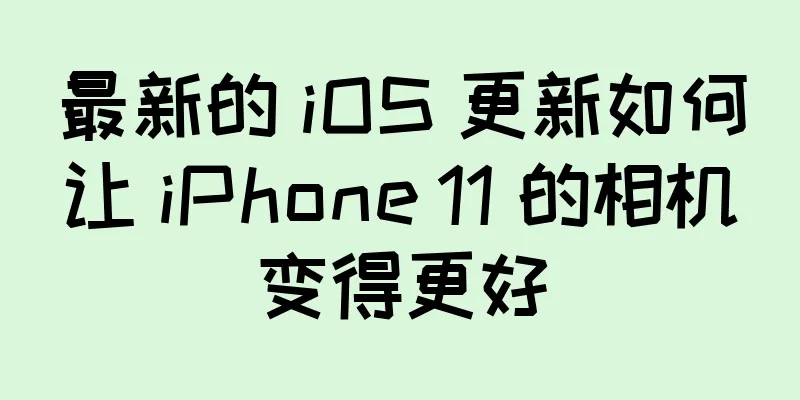 最新的 iOS 更新如何让 iPhone 11 的相机变得更好