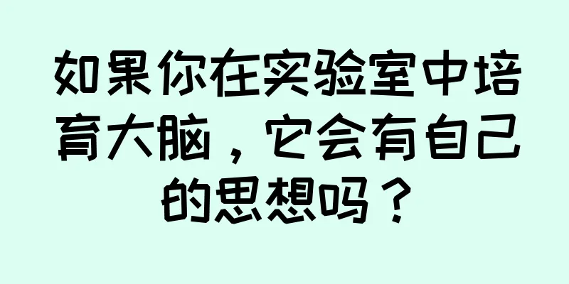 如果你在实验室中培育大脑，它会有自己的思想吗？