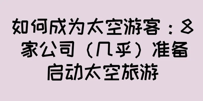 如何成为太空游客：8 家公司（几乎）准备启动太空旅游