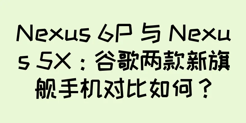Nexus 6P 与 Nexus 5X：谷歌两款新旗舰手机对比如何？