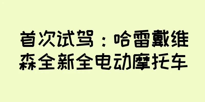 首次试驾：哈雷戴维森全新全电动摩托车