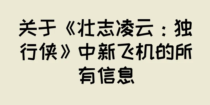 关于《壮志凌云：独行侠》中新飞机的所有信息