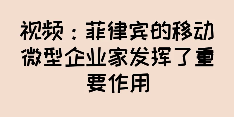 视频：菲律宾的移动微型企业家发挥了重要作用