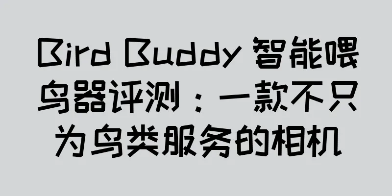 Bird Buddy 智能喂鸟器评测：一款不只为鸟类服务的相机