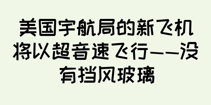美国宇航局的新飞机将以超音速飞行——没有挡风玻璃