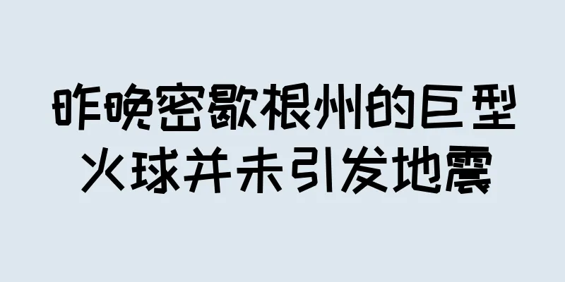 昨晚密歇根州的巨型火球并未引发地震