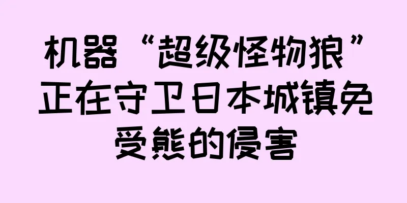 机器“超级怪物狼”正在守卫日本城镇免受熊的侵害