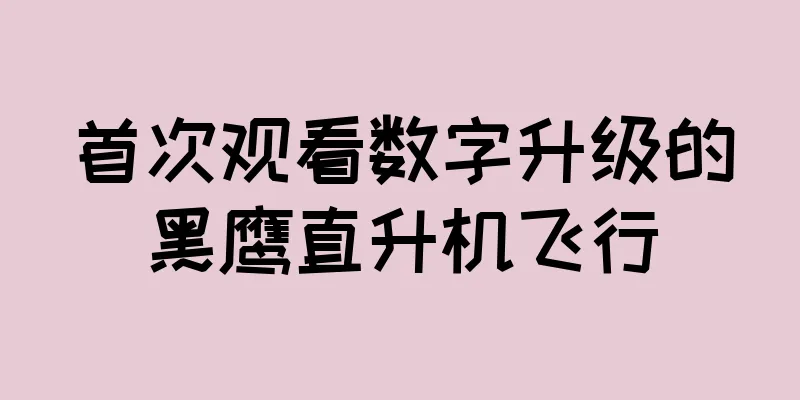 首次观看数字升级的黑鹰直升机飞行