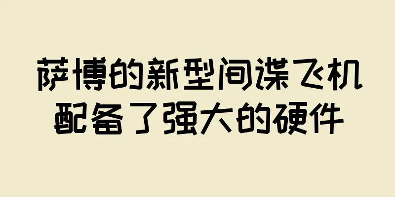 萨博的新型间谍飞机配备了强大的硬件