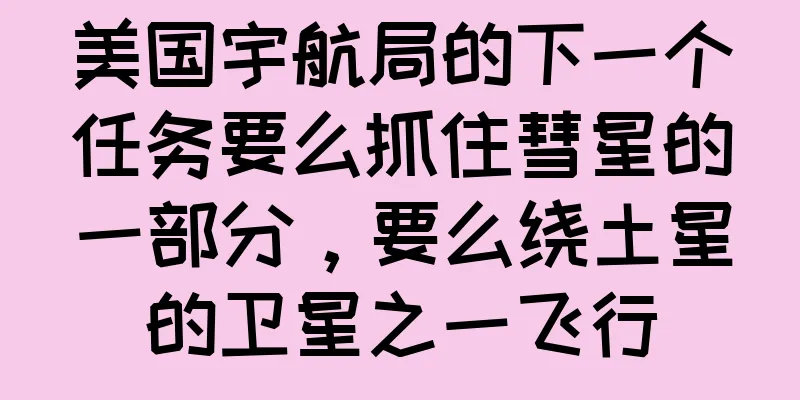 美国宇航局的下一个任务要么抓住彗星的一部分，要么绕土星的卫星之一飞行