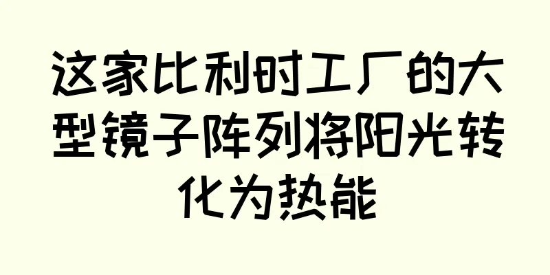 这家比利时工厂的大型镜子阵列将阳光转化为热能