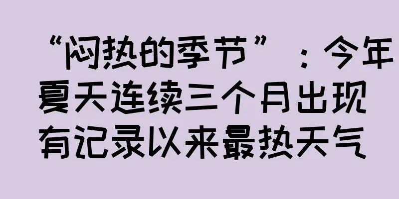 “闷热的季节”：今年夏天连续三个月出现有记录以来最热天气
