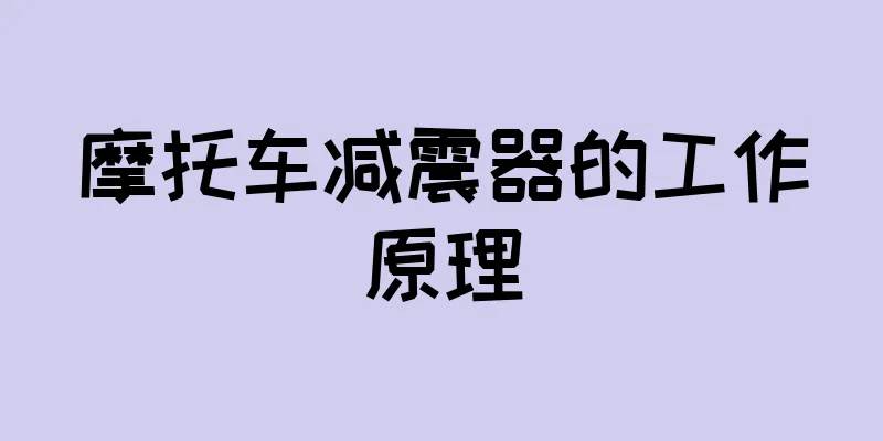 摩托车减震器的工作原理