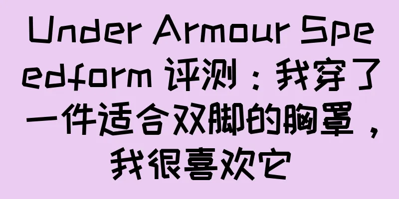 Under Armour Speedform 评测：我穿了一件适合双脚的胸罩，我很喜欢它