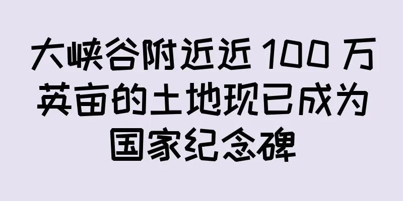 大峡谷附近近 100 万英亩的土地现已成为国家纪念碑
