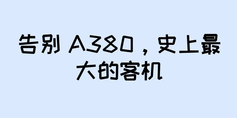 告别 A380，史上最大的客机