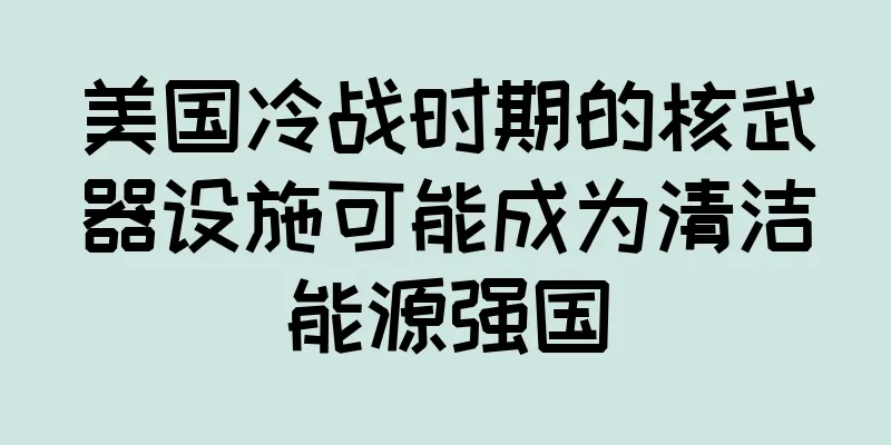 美国冷战时期的核武器设施可能成为清洁能源强国