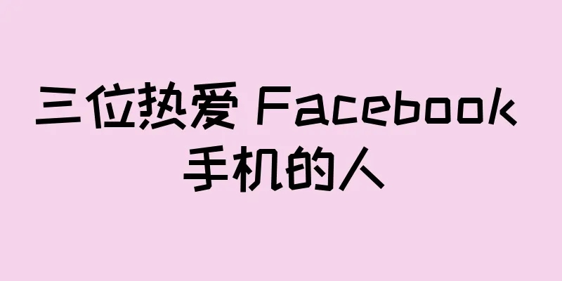 三位热爱 Facebook 手机的人