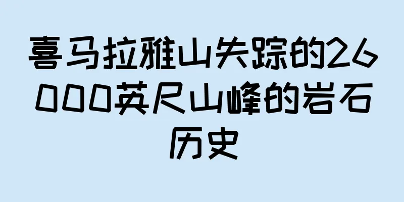 喜马拉雅山失踪的26000英尺山峰的岩石历史