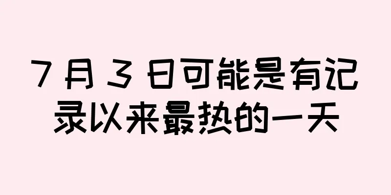 7 月 3 日可能是有记录以来最热的一天