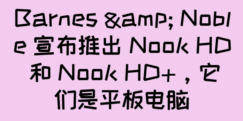 Barnes & Noble 宣布推出 Nook HD 和 Nook HD+，它们是平板电脑