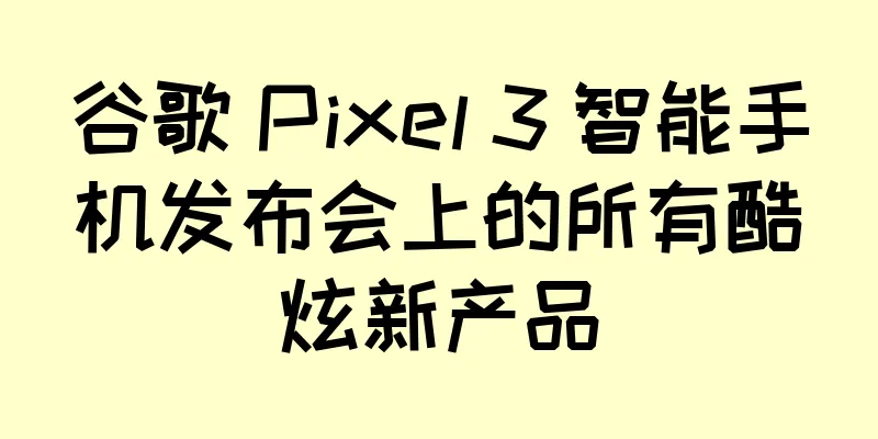 谷歌 Pixel 3 智能手机发布会上的所有酷炫新产品